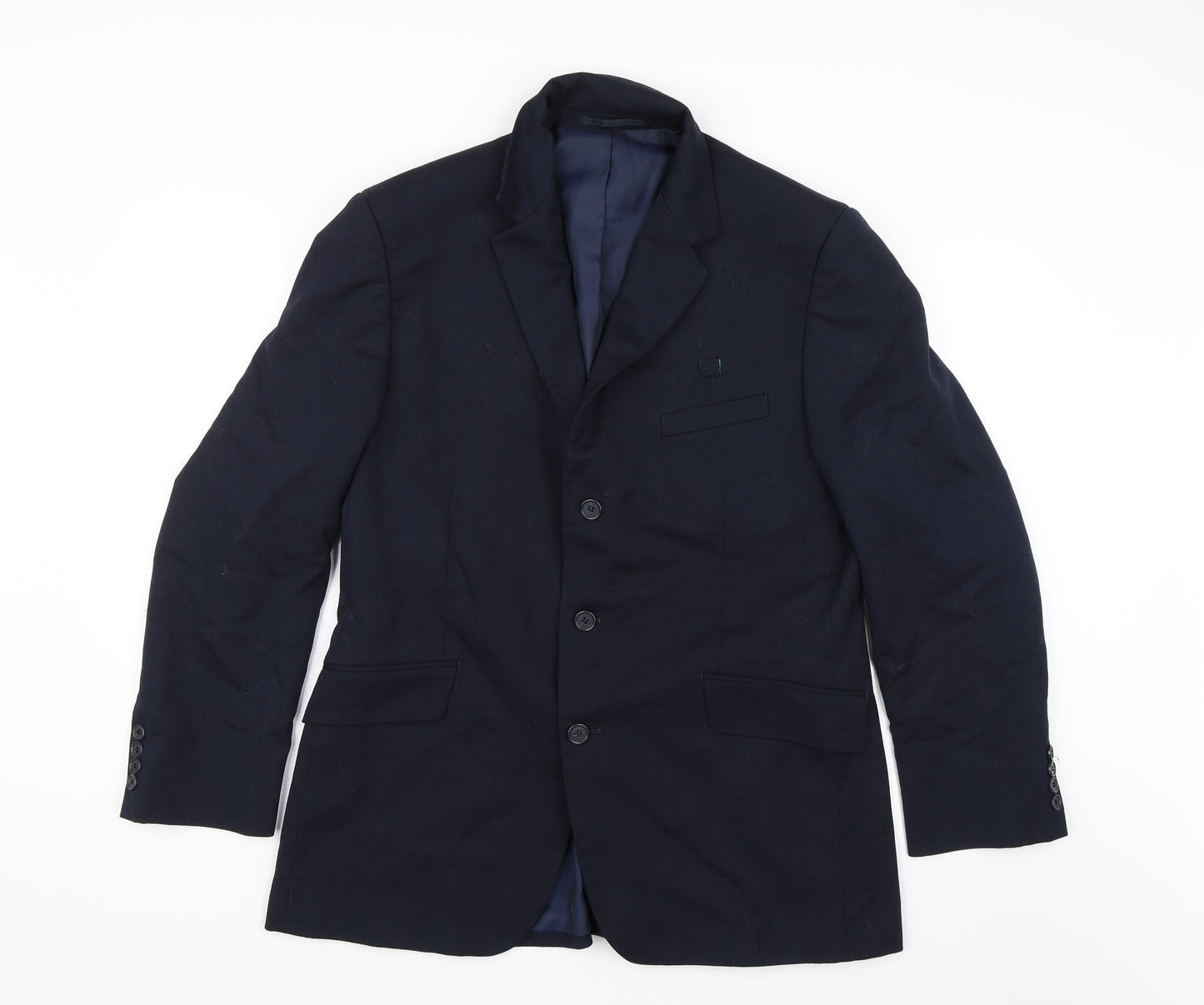 Preworn Mens Blue   Jacket Suit Jacket Size 42