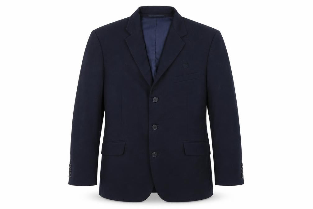 Preworn Mens Blue   Jacket Suit Jacket Size 42