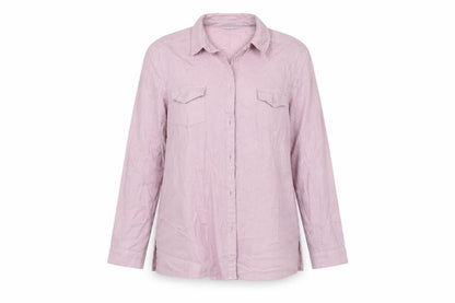 EWM Womens Pink   Basic Button-Up Size 16
