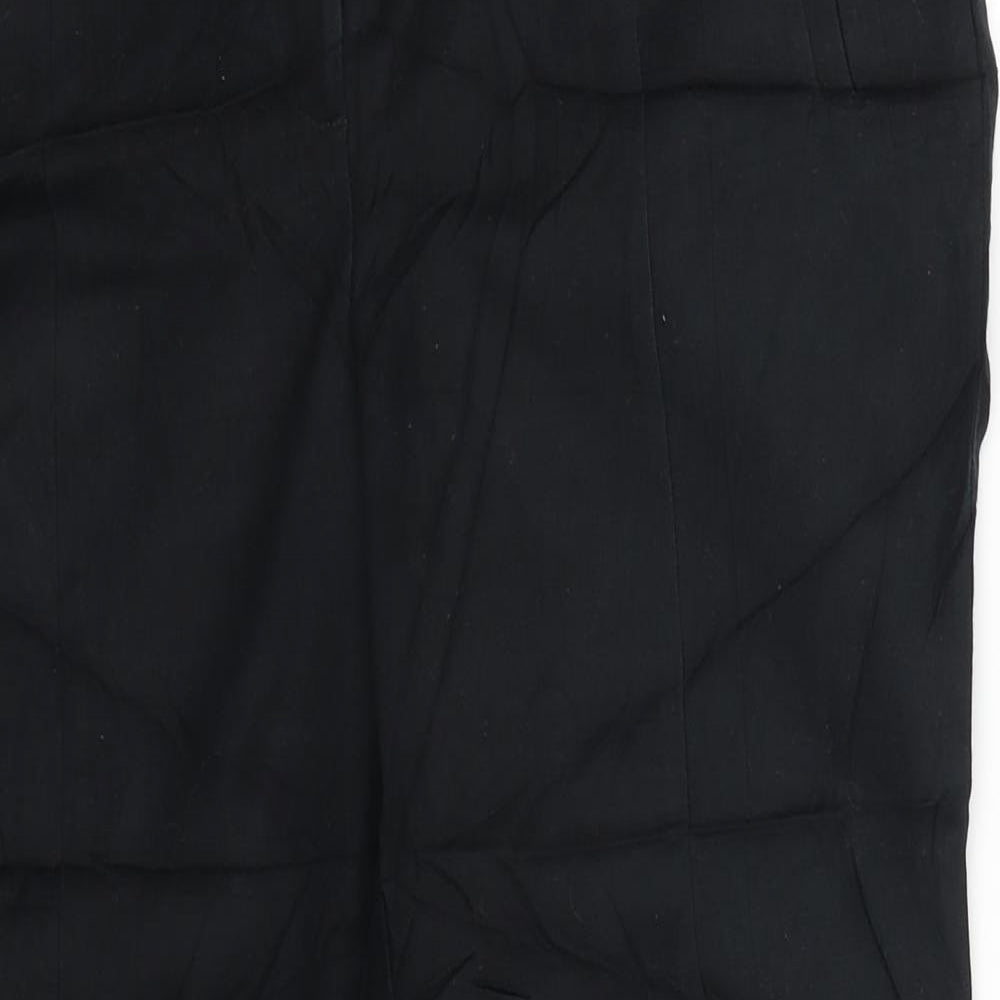 NEXT Womens Black   Trousers  Size 12 L26 in