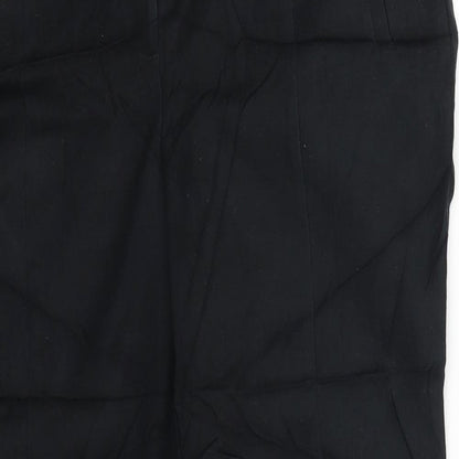 Next Womens Black   Trousers  Size 12 L26 in