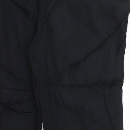 Next Womens Black   Trousers  Size 12 L26 in