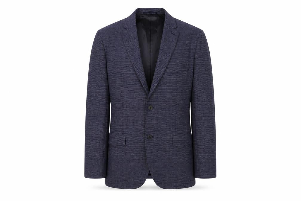 H&M Mens Blue   Jacket Suit Jacket Size 42