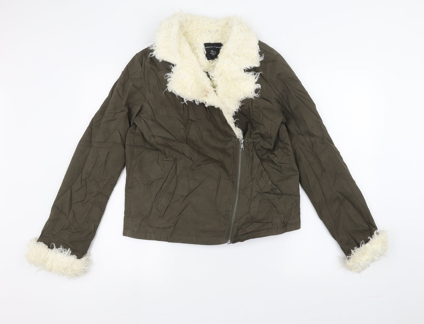 Dorothy Perkins Womens Green   Jacket  Size 10