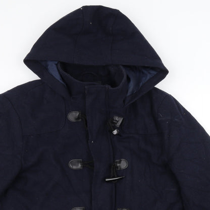 Twisted Soul Womens Blue   Parka Coat Size M