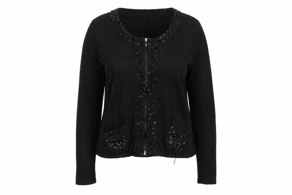 Marks & Spencer Womens Black   Cardigan Jumper Size L