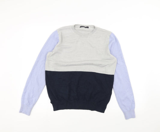 Marks and Spencer Womens Blue   Pullover Jumper Size 12