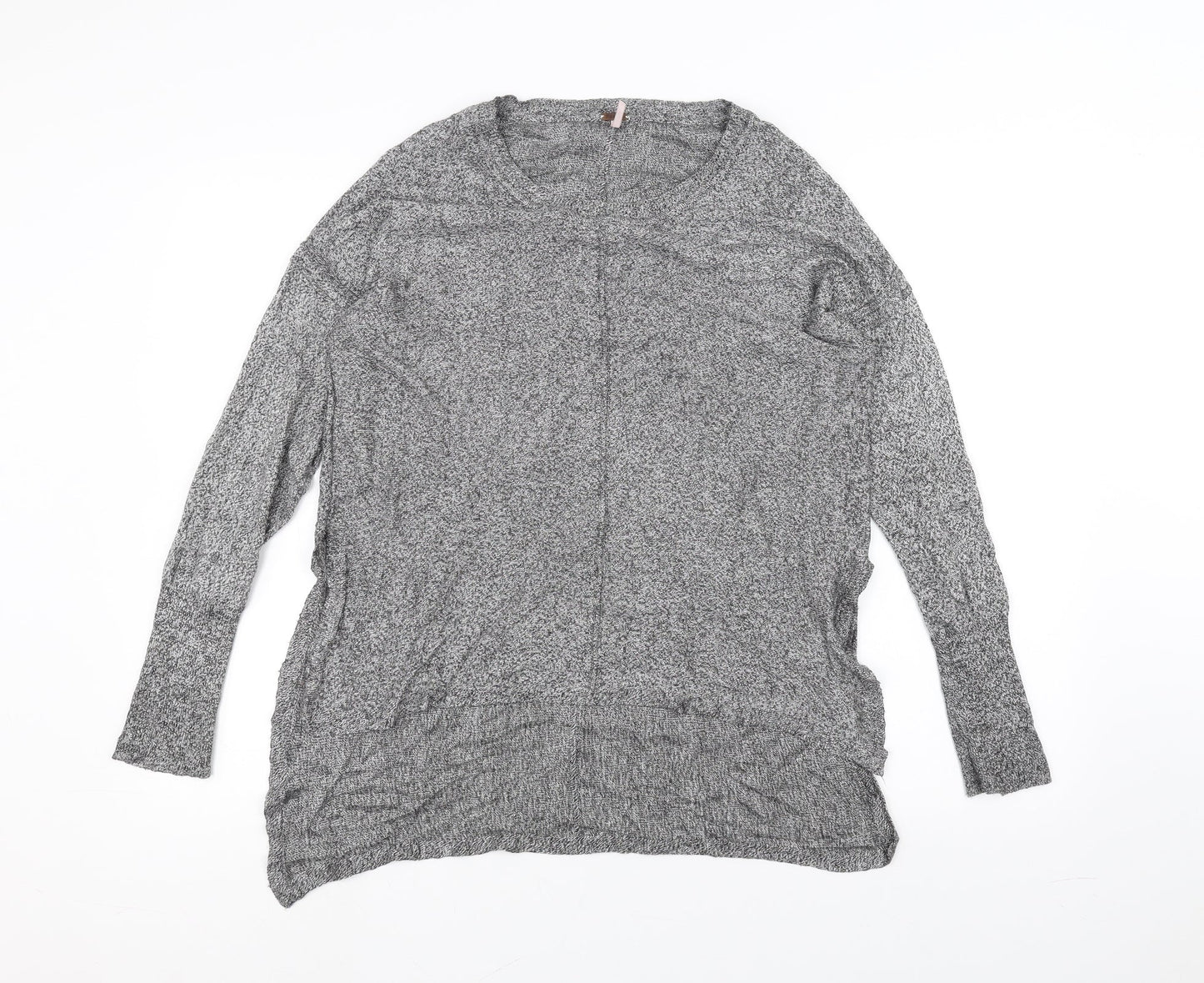 Poof Womens Grey   Pullover Jumper Size M