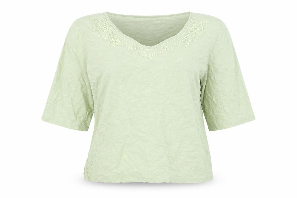EURECO Womens Green   Basic T-Shirt Size 18