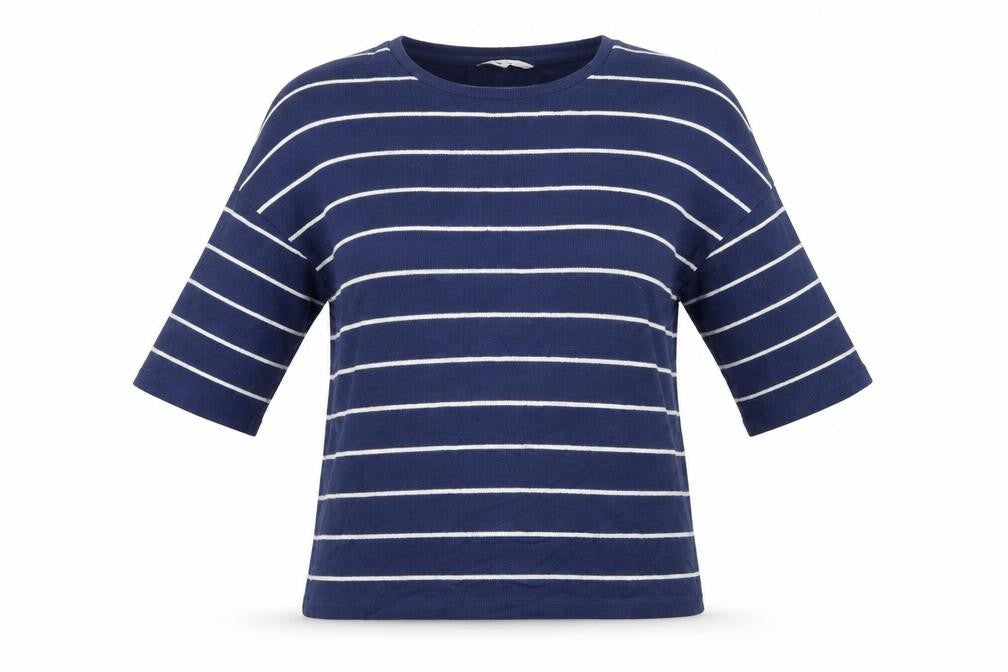 TU Womens Blue Striped  Pullover Jumper Size 10