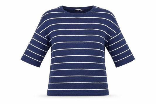 Tu Womens Blue Striped  Pullover Jumper Size 10