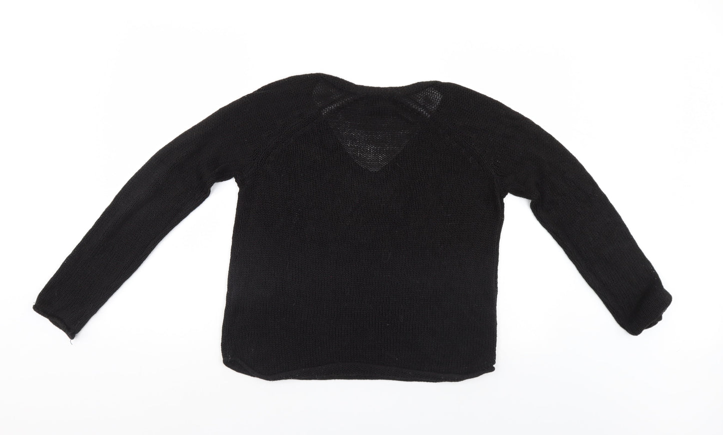 H&M Womens Black   Pullover Jumper Size S