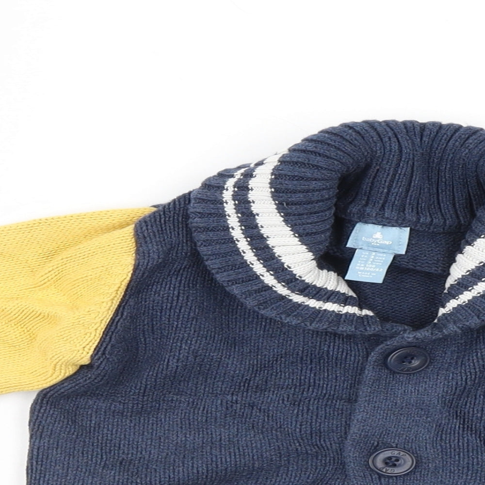 Gap Boys Multicoloured   Jacket Coatigan Size 3 Years