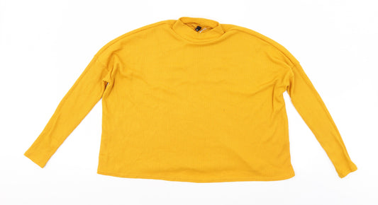 Divided Womens Gold   Pullover Jumper Size M