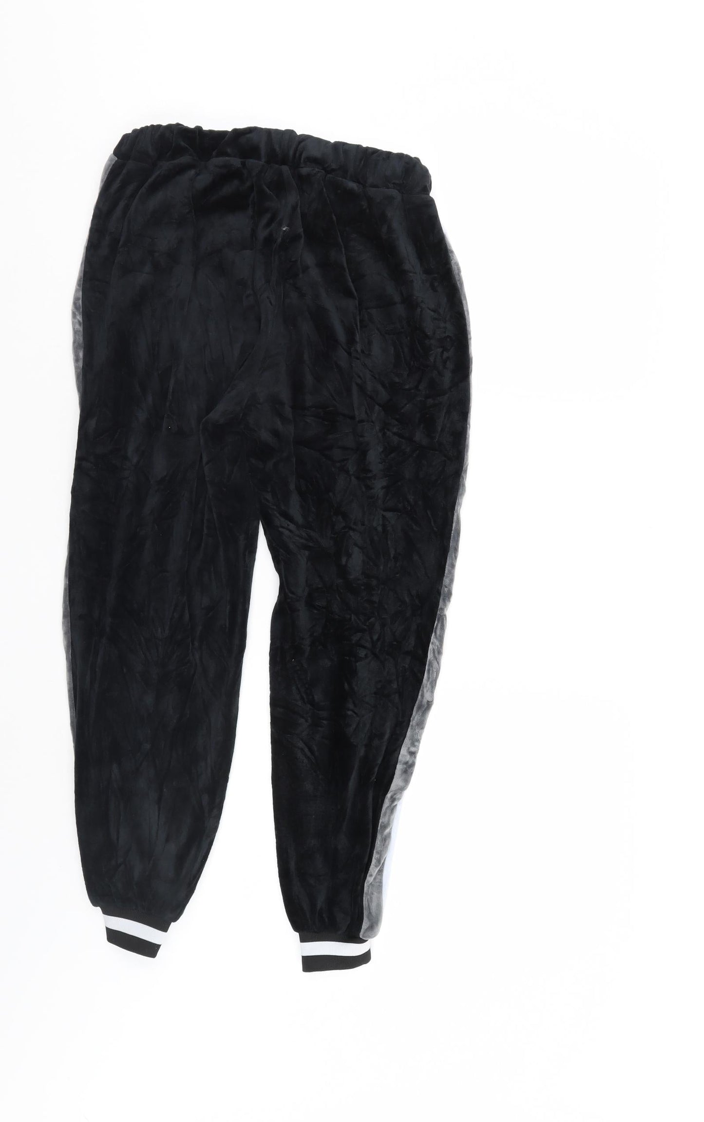 Boohoo Womens Black   Sweatpants Trousers Size 6 L25 in