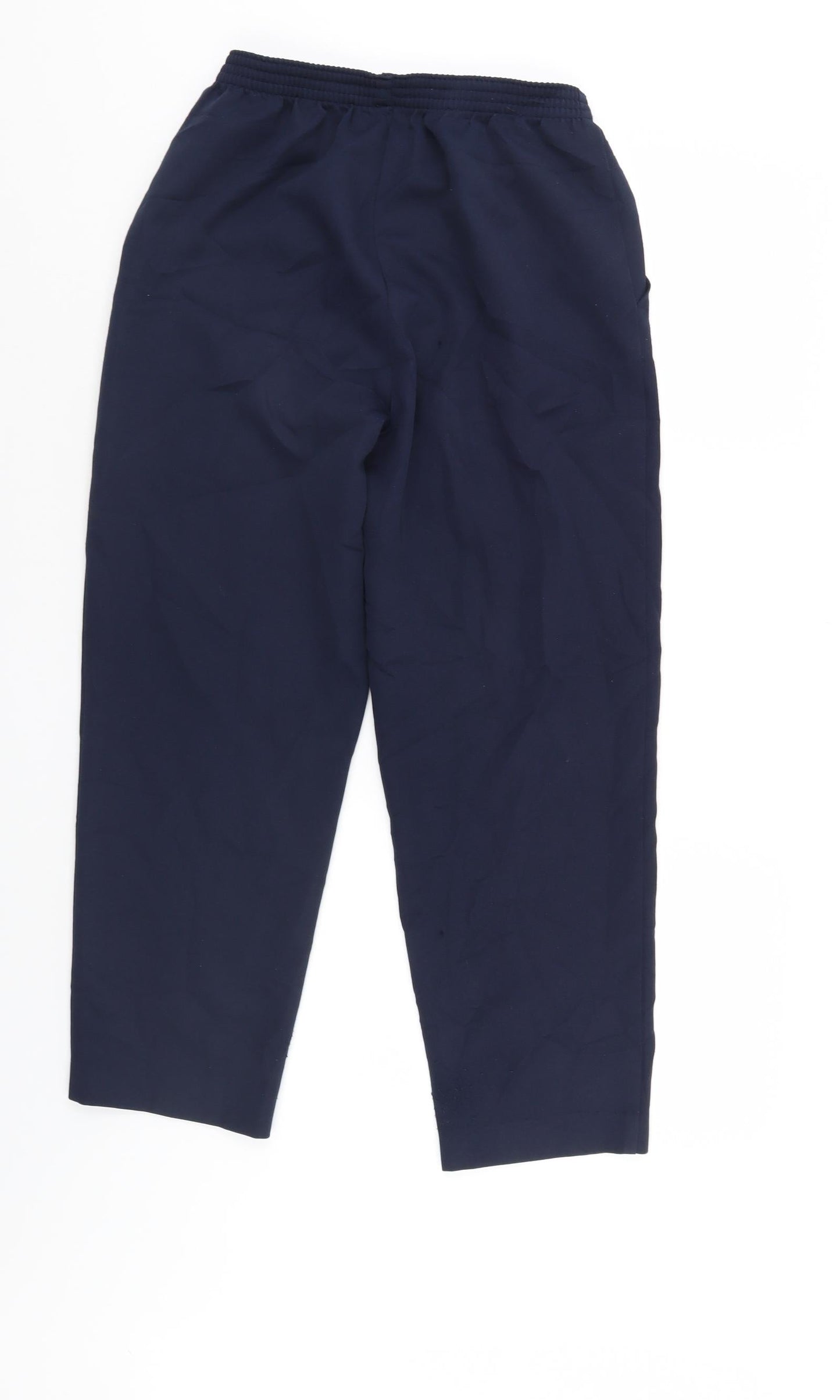 Preworn Womens Blue   Trousers  Size 12 L26 in - Elastic Waist