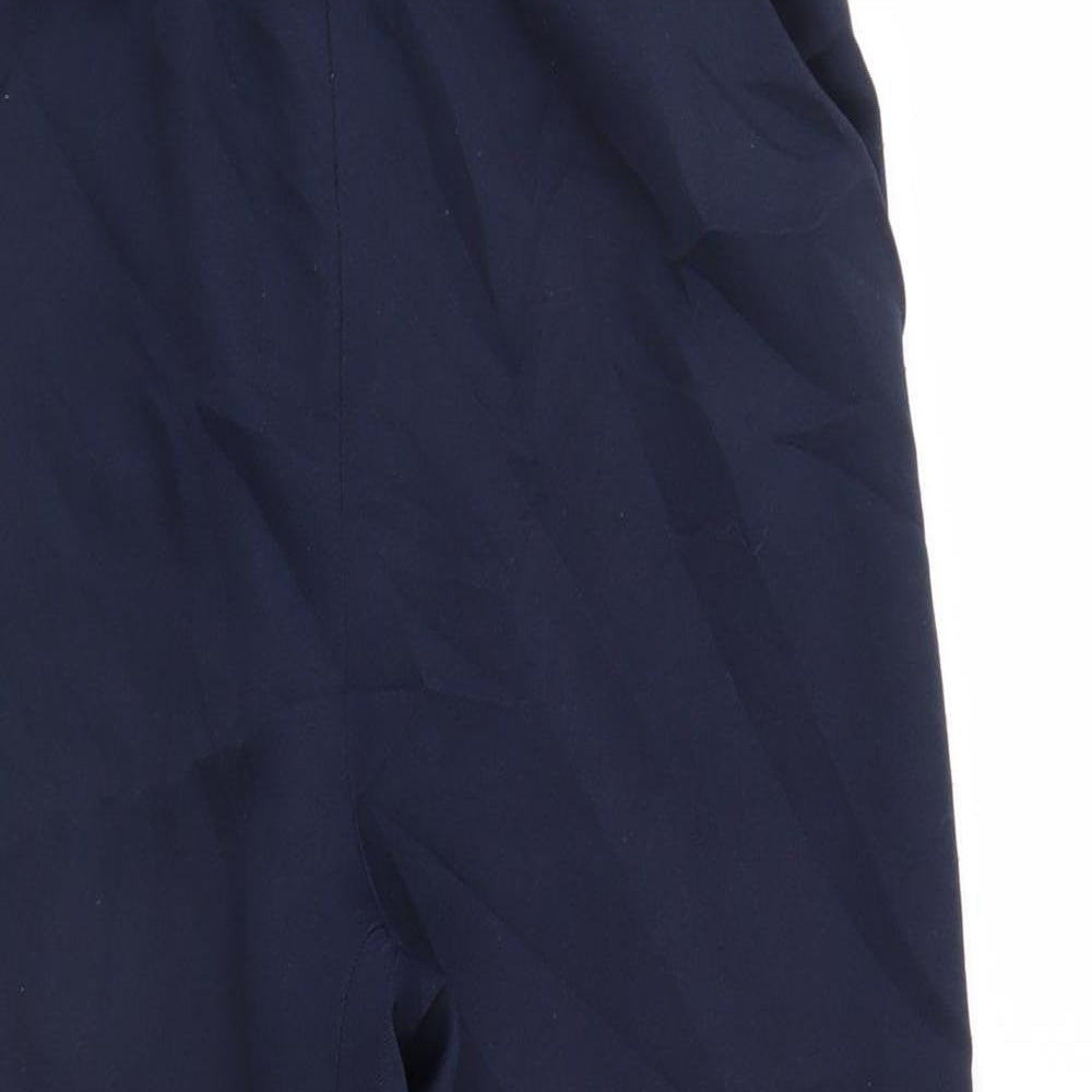 Preworn Womens Blue   Trousers  Size 12 L26 in - Elastic Waist