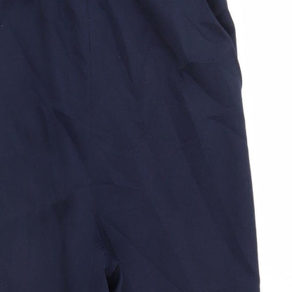 Preworn Womens Blue   Trousers  Size 12 L26 in - Elastic Waist