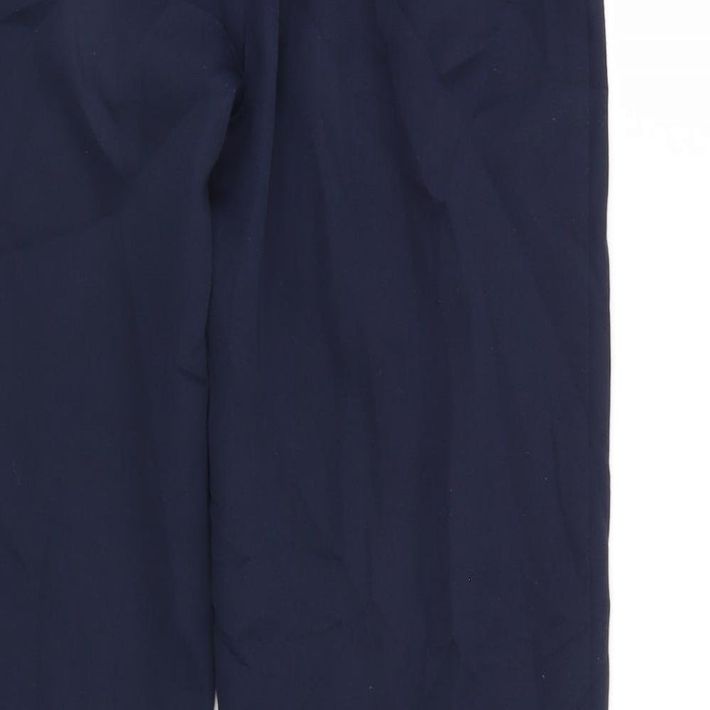 Preworn Womens Blue   Trousers  Size 12 L26 in - Elastic Waist