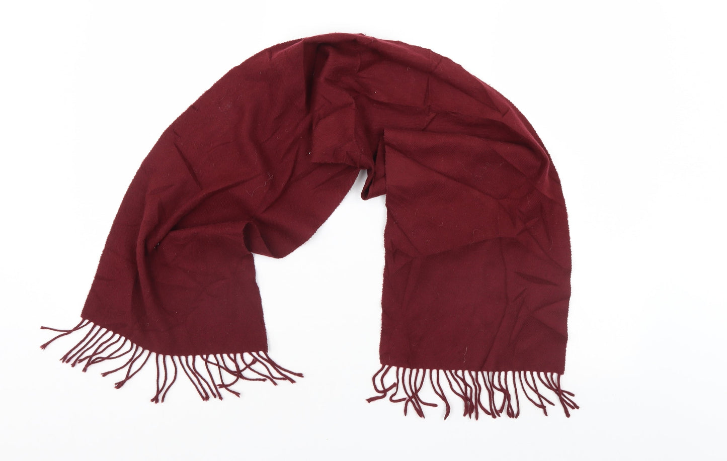 Preworn Unisex Red   Scarf  One Size