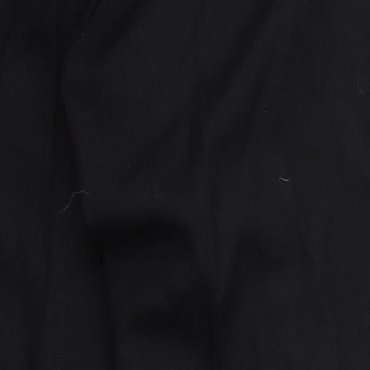 Preworn Womens Black  Rayon Trousers  Size 32 L27 in