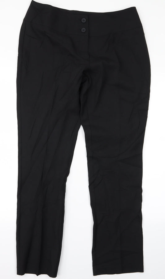 florence robi Womens Black   Trousers  Size 14 L30 in