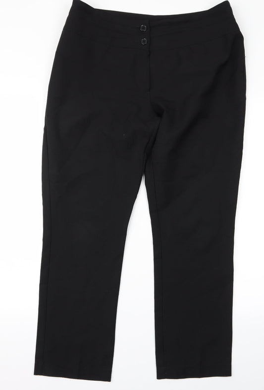 florence robi Womens Black   Trousers  Size 14 L26 in
