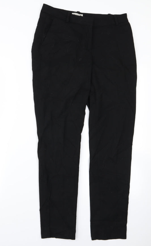 H&M Womens Black   Trousers  Size 34 L25 in