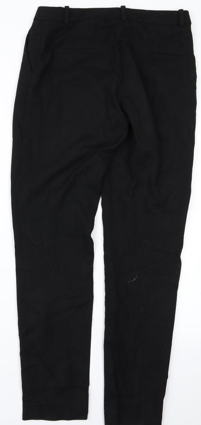 H&M Womens Black   Trousers  Size 34 L25 in