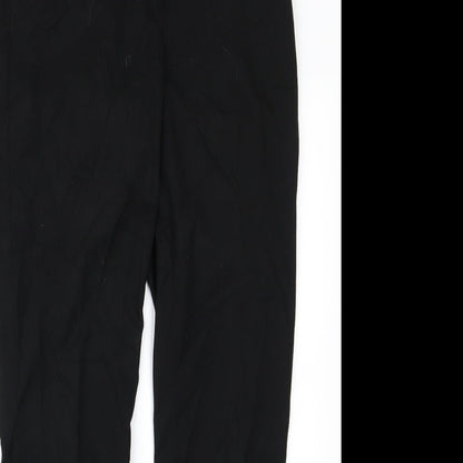 H&M Womens Black   Trousers  Size 34 L25 in