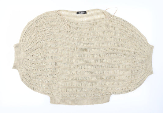 zupie Womens Beige   Pullover Jumper Size 2