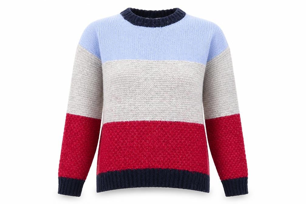 m&s Womens Multicoloured Striped  Pullover Jumper Size XS