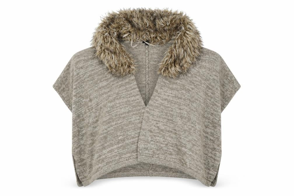 Atmosphere Womens Brown   Cape Jumper One Size