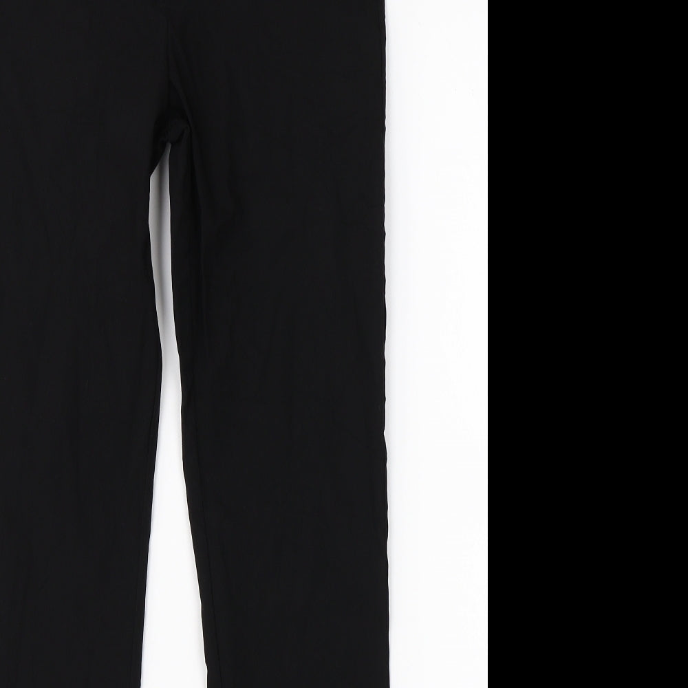 Preworn Womens Black   Trousers  Size 12 L26 in