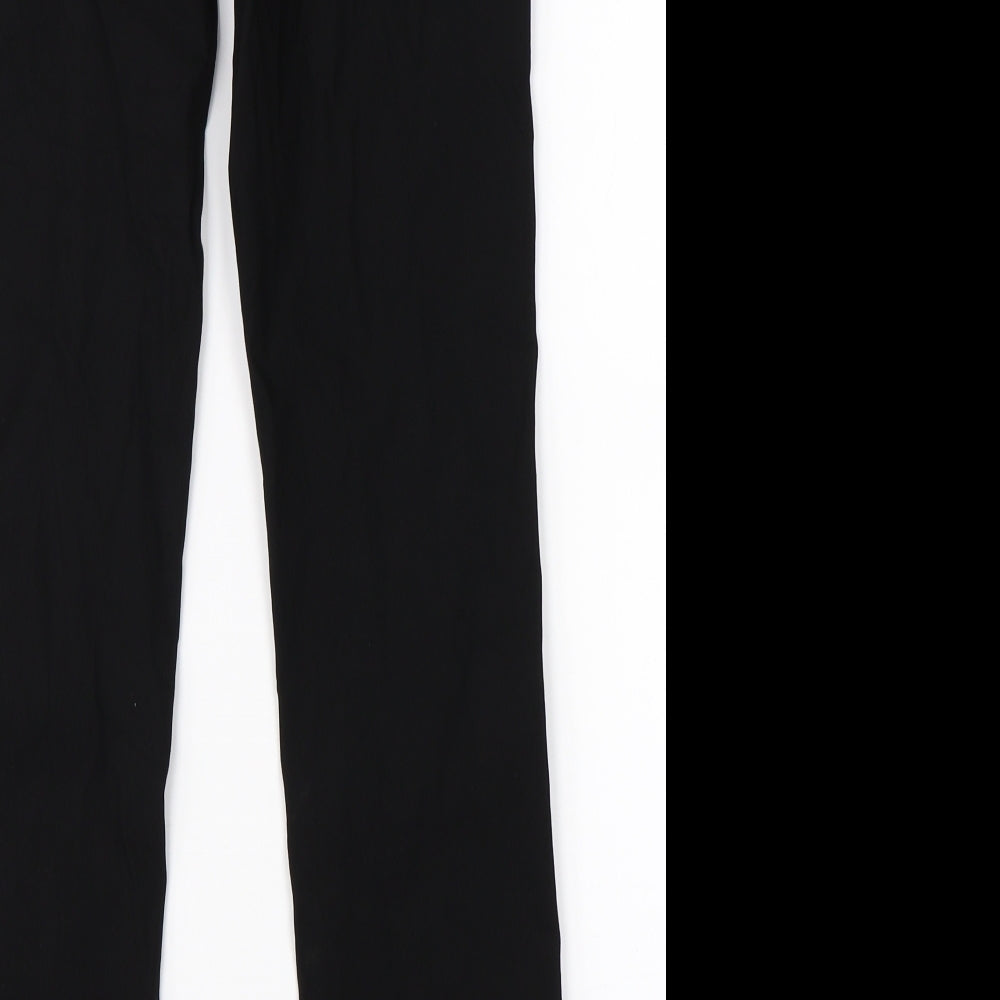 Preworn Womens Black   Trousers  Size 12 L26 in
