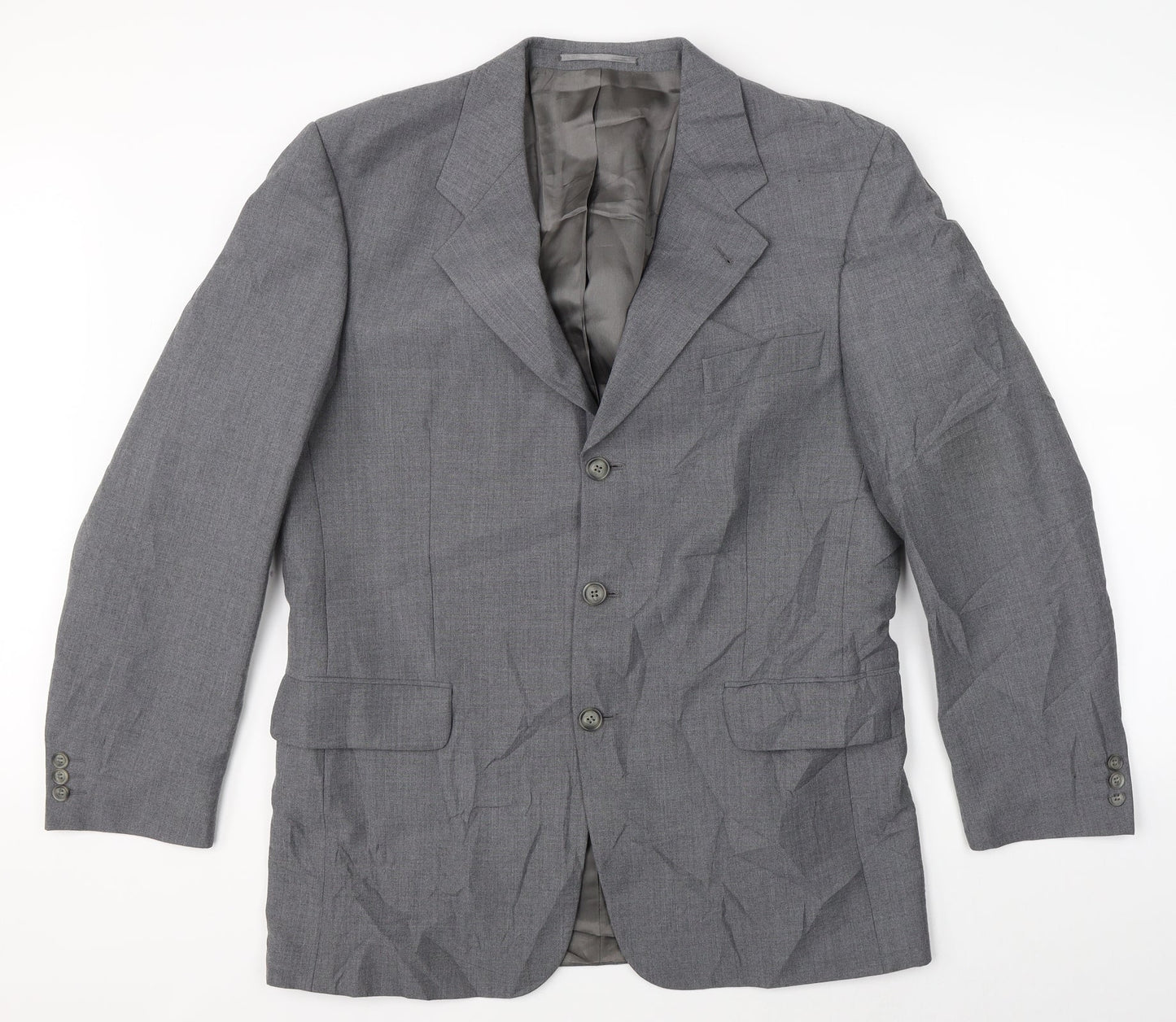 Preworn Mens Grey   Jacket Suit Jacket Size 42