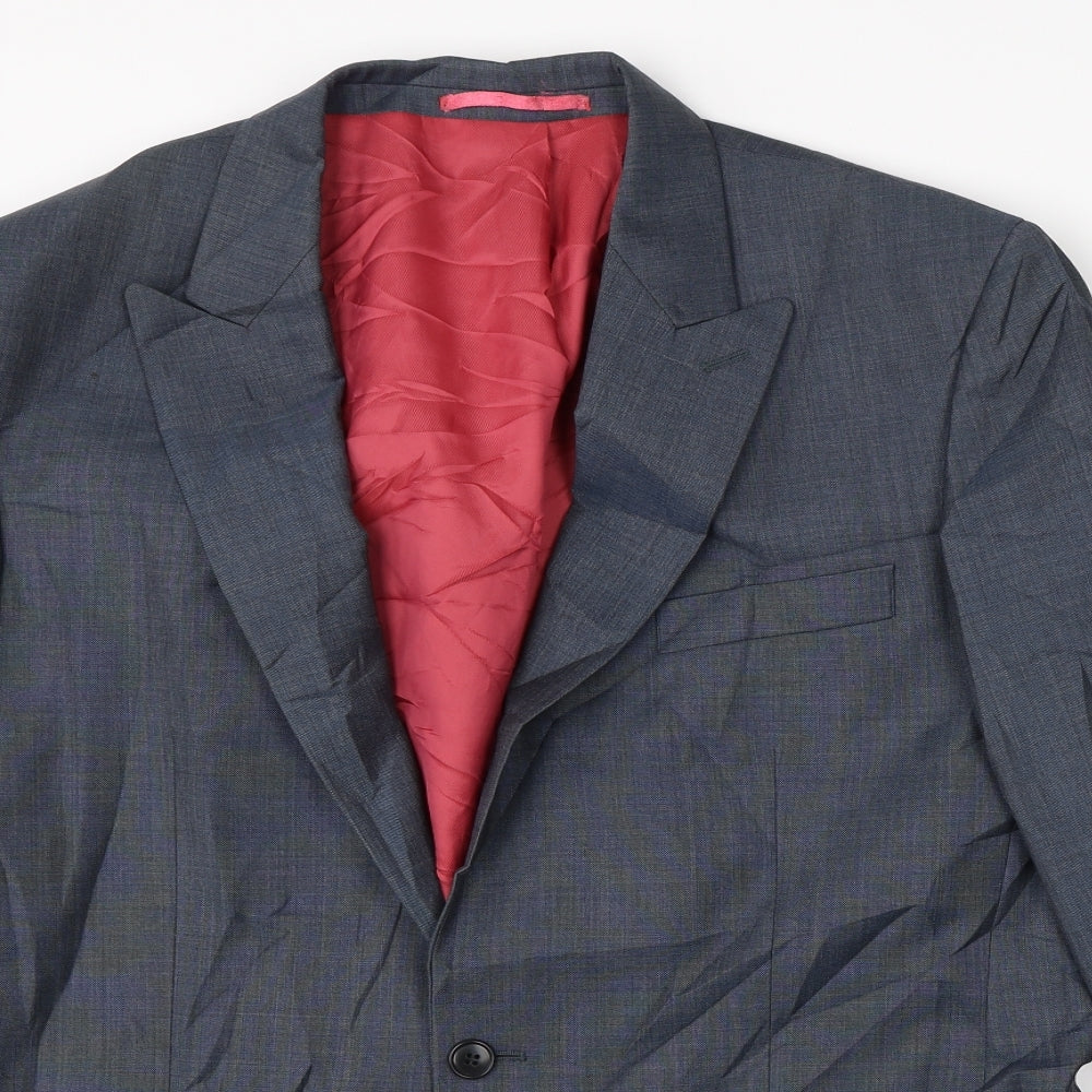 Preworn Mens Grey   Jacket Suit Jacket Size 42