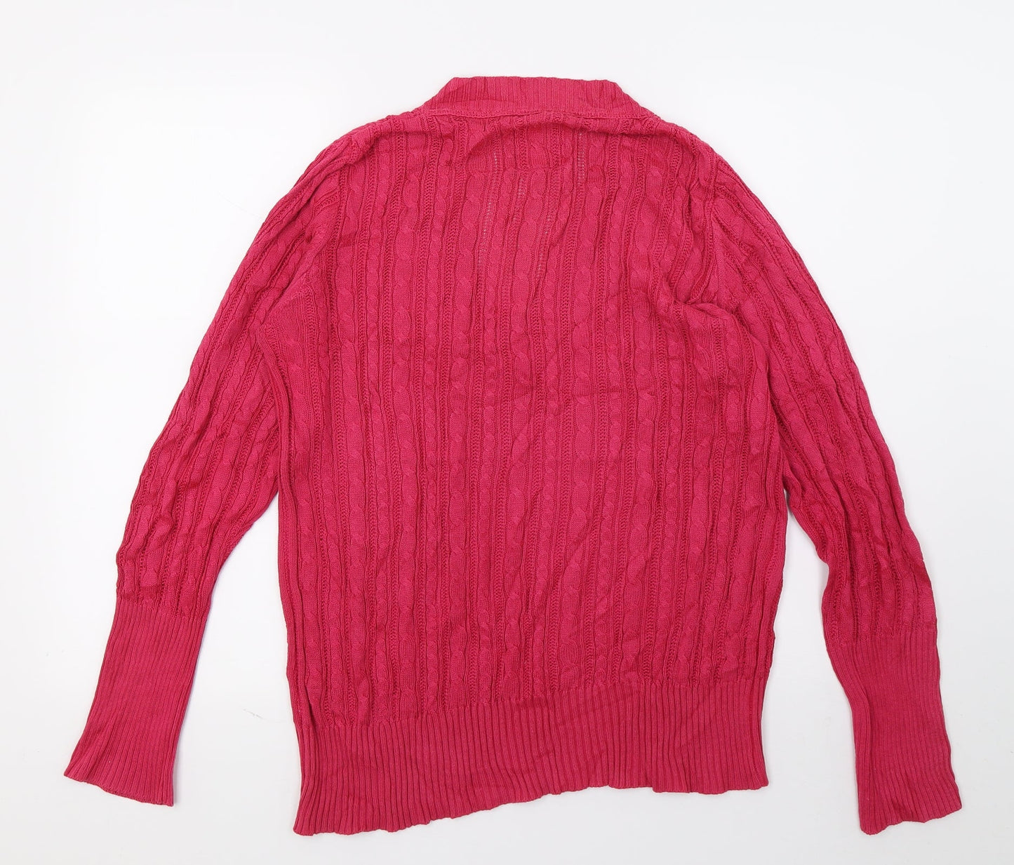 TIFFANY  Womens Pink  Knit Pullover Jumper Size L