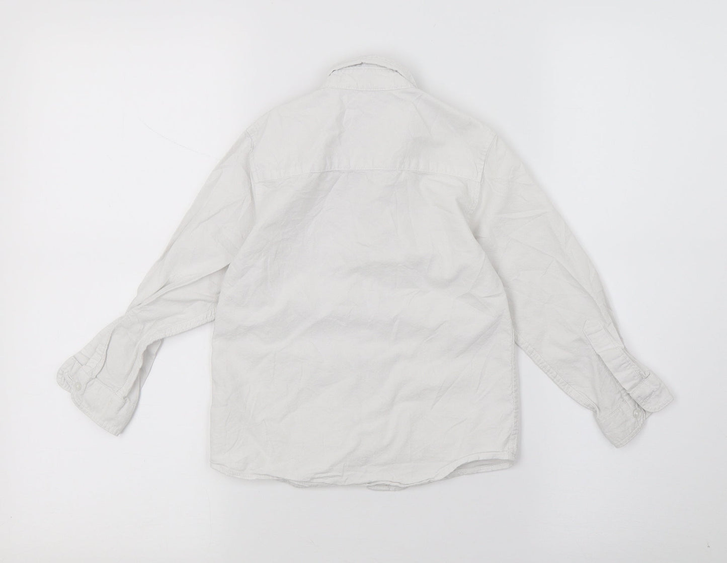 Primark Boys White   Basic Button-Up Size 4-5 Years