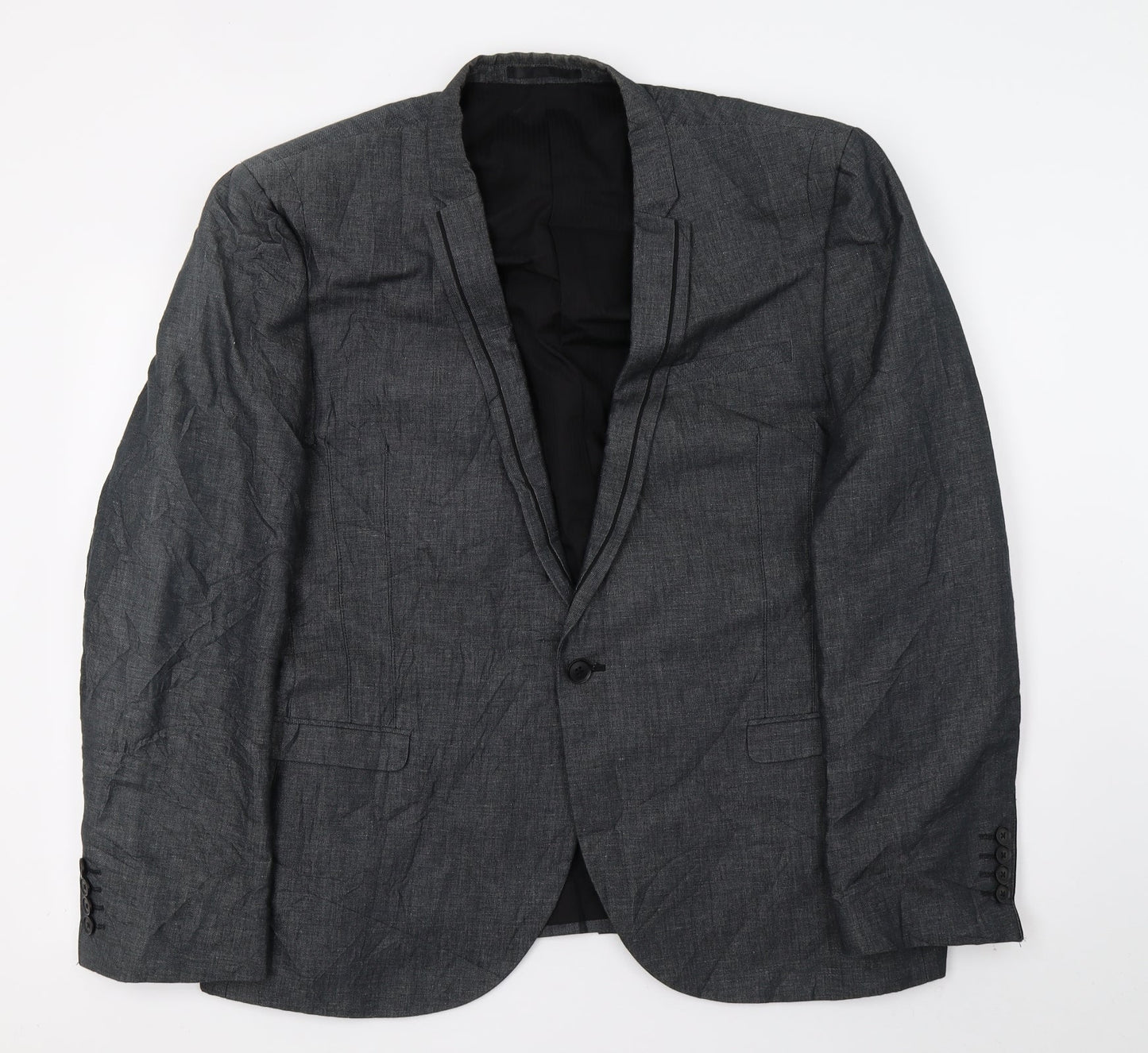 NEXT Mens Grey   Jacket Suit Jacket Size XL