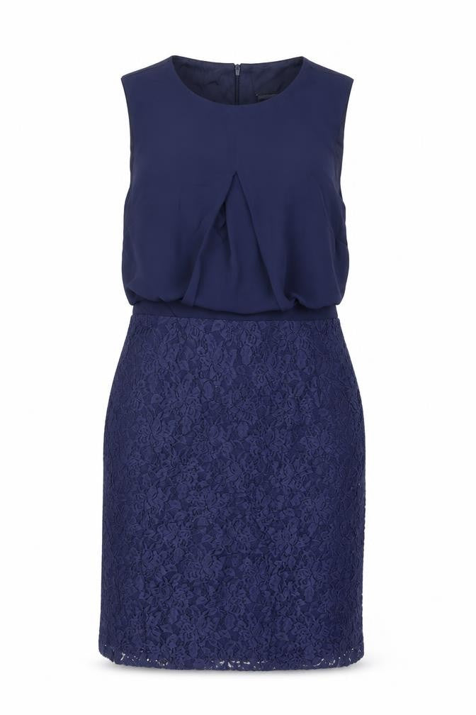 Dorothy Perkins Womens Blue  Lace A-Line  Size 12