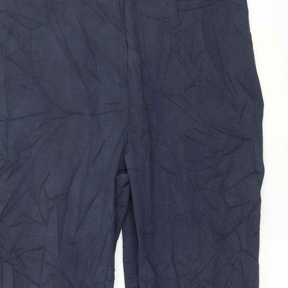 M&Co Womens Blue   Trousers  Size 12 L29 in