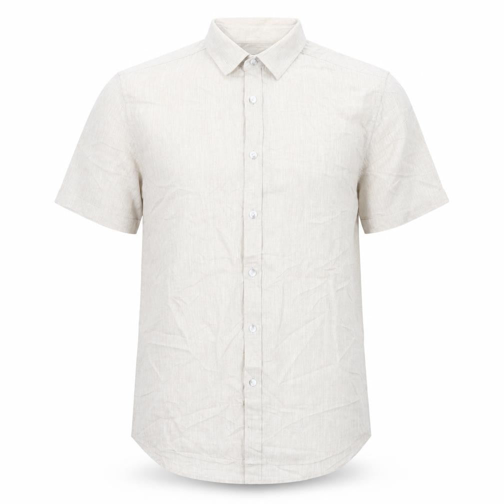 Topman Mens Beige    Button-Up Size S