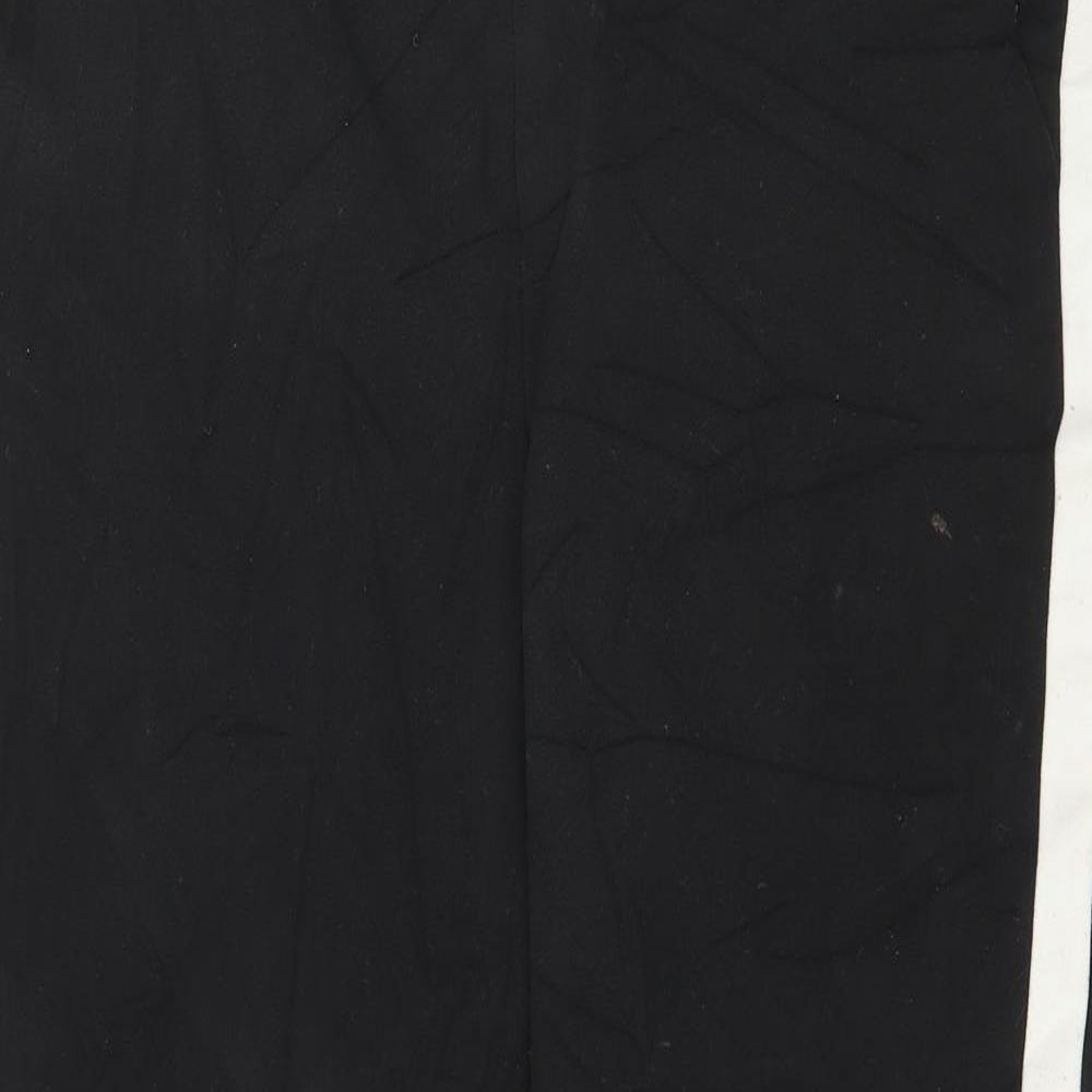 Zara Womens Black Striped  Trousers  Size S L24 in