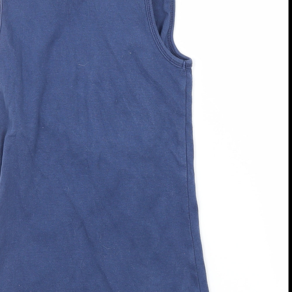 H&M Girls Black  Jersey Basic Tank Size 8-9 Years