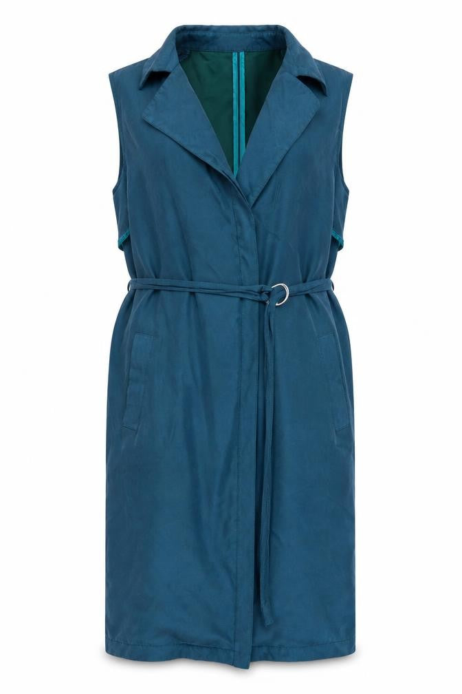 Missguided Womens Blue   Gilet Jacket Size 4