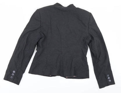 Next Womens Black   Jacket Blazer Size 14