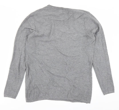 Zara Womens Grey   Basic T-Shirt Size M