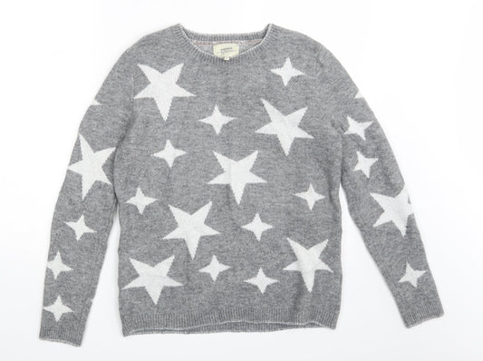Papaya Womens Grey   Pullover Jumper Size S