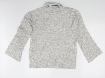 Preloved NEXT Womens Grey   Pullover Jumper Size 8 - Back